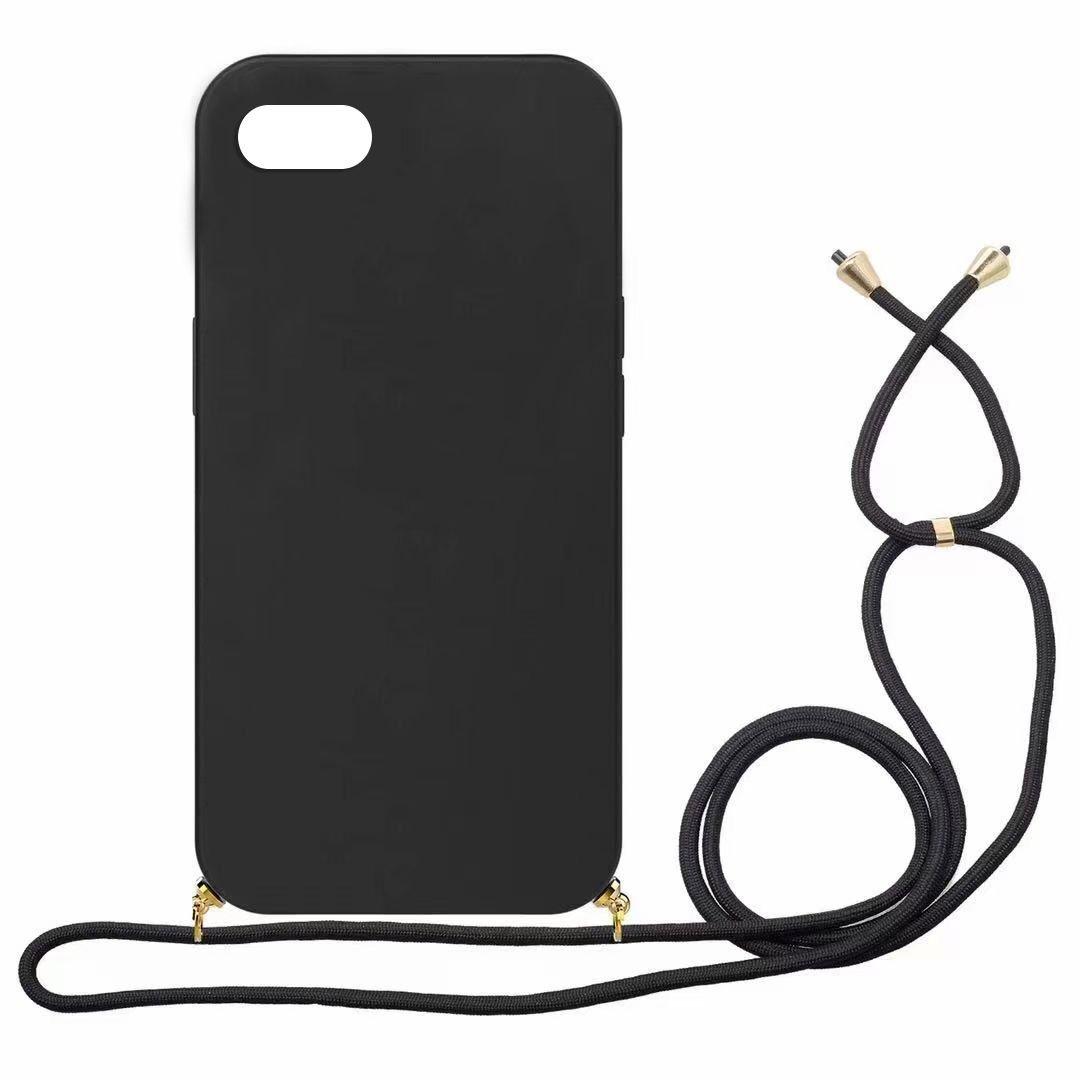 mobileup  Eco Case mit Kordel iPhone 6 Plus  7 Plus  8 Plus - Black 