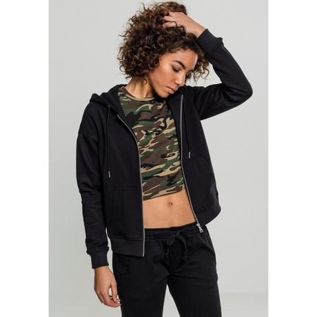 URBAN CLASSICS  hoodie damen urban claic claic zip 