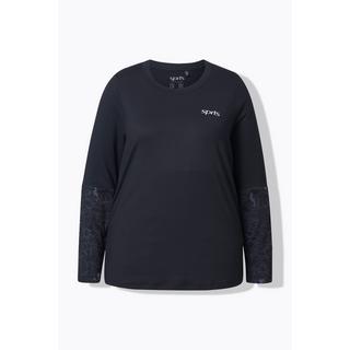 Ulla Popken Classic Girocollo Maniche Lunghe Maglia Funzionale Riciclata  