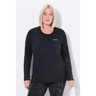 Ulla Popken Classic Girocollo Maniche Lunghe Maglia Funzionale Riciclata  