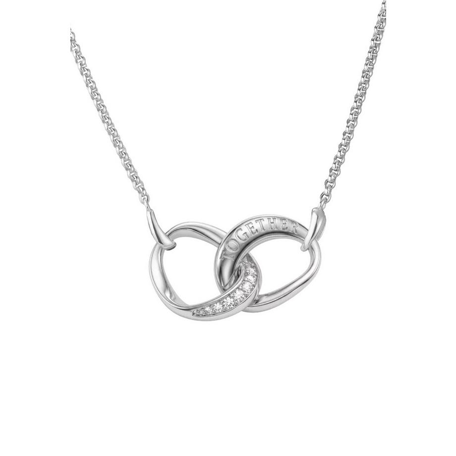 Thomas Sabo  Collier Together en  Sterling Recyclé avec Zircons 