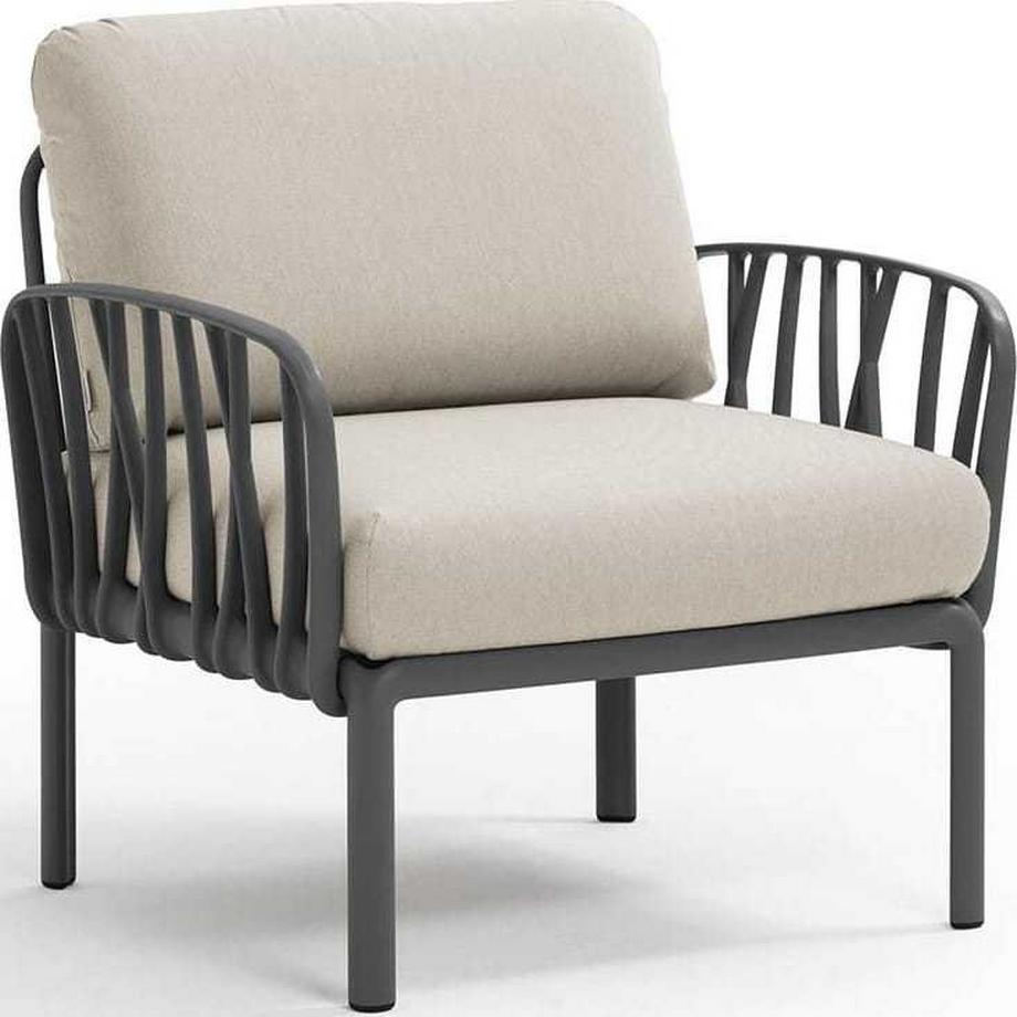 Garten Sessel Komodo anthrazit tech panama