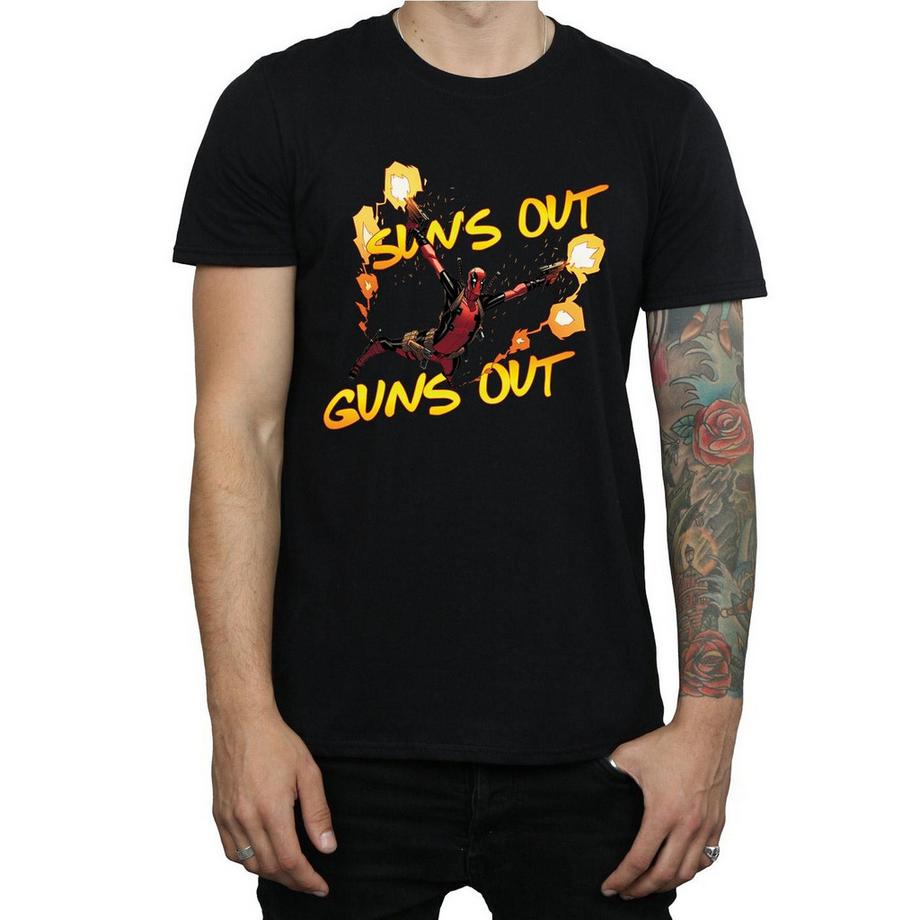 MARVEL Deadpool Sun's Out Guns Out T-Shirt  