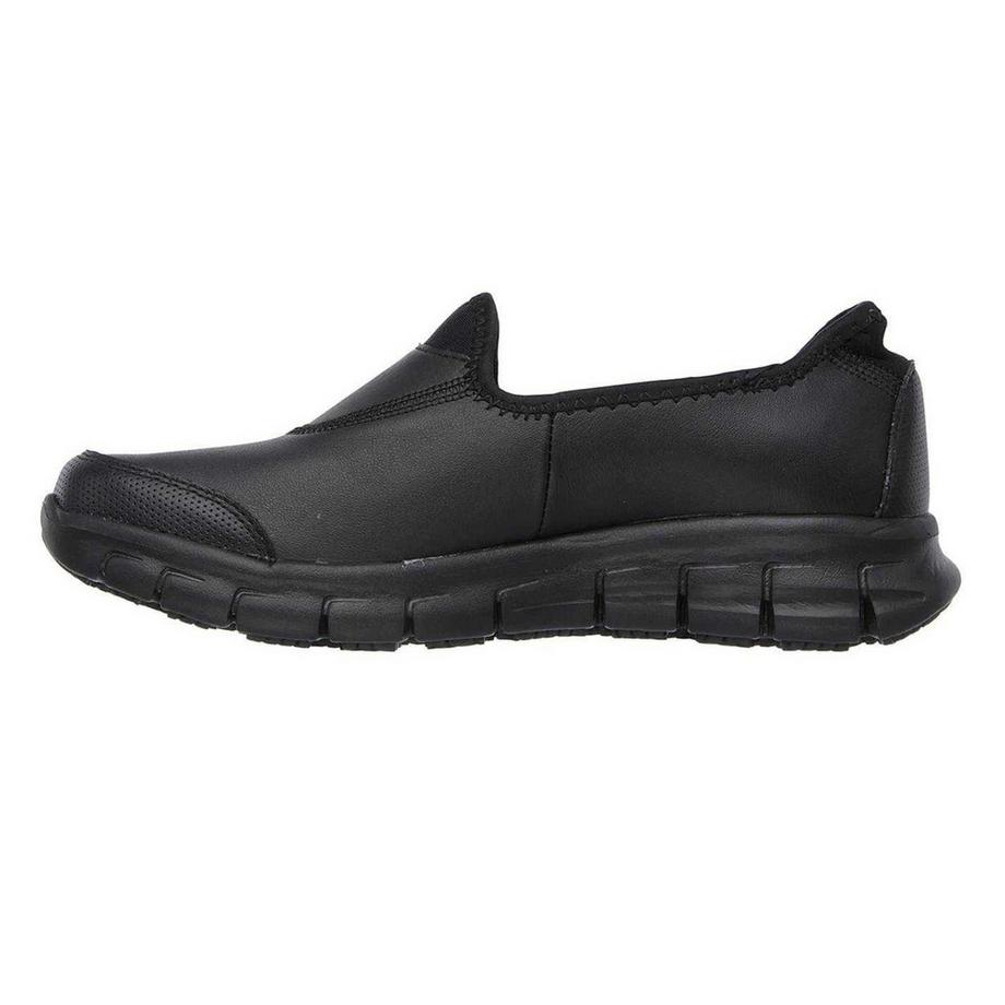 SKECHERS Sure Track Chaussures de Sécurité en Cuir Slip-On  