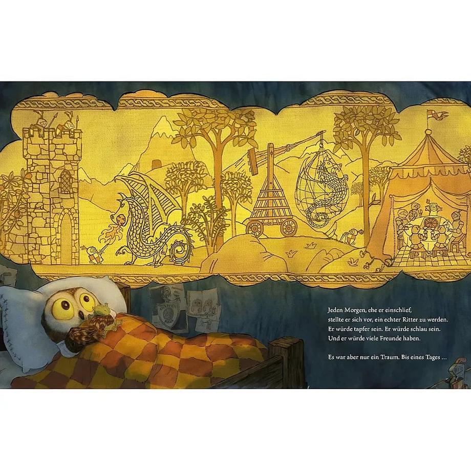 Die kleine Rittereule Denise, Christopher; Gutzschhahn, Uwe-Michael (Übersetzung) Gebundene Ausgabe 