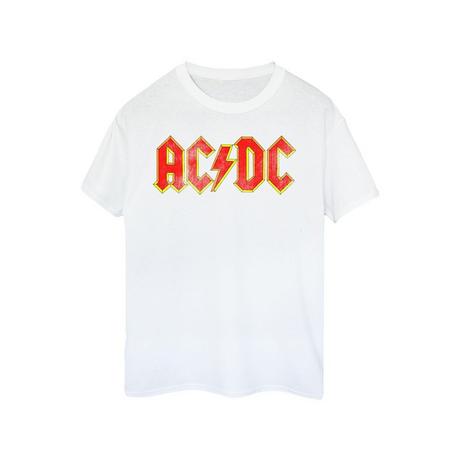 AC/DC ACDC Logo Print Langarm T-Shirt  