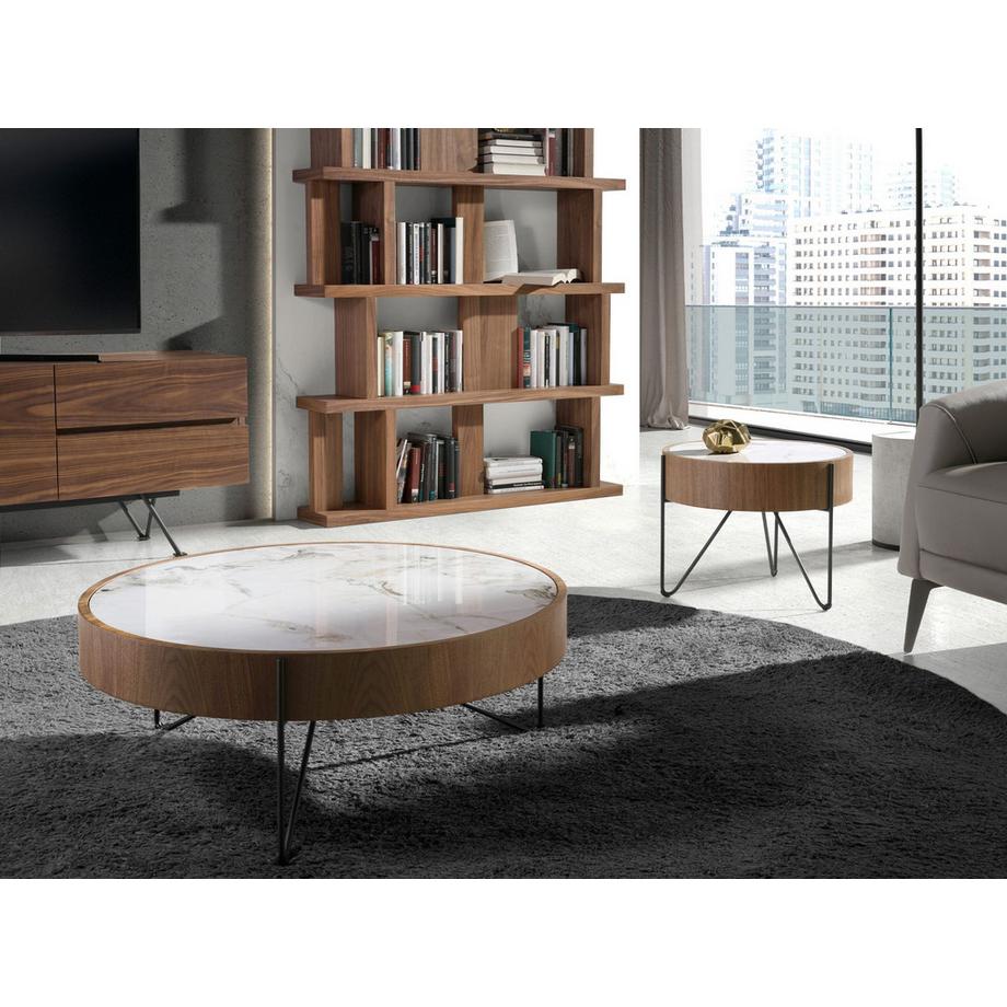 ANGEL CERDA Table basse ronde de design moderne  