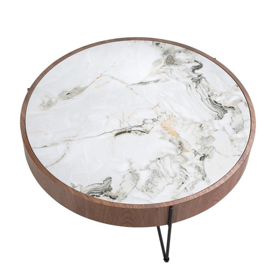 ANGEL CERDA Table basse ronde de design moderne  