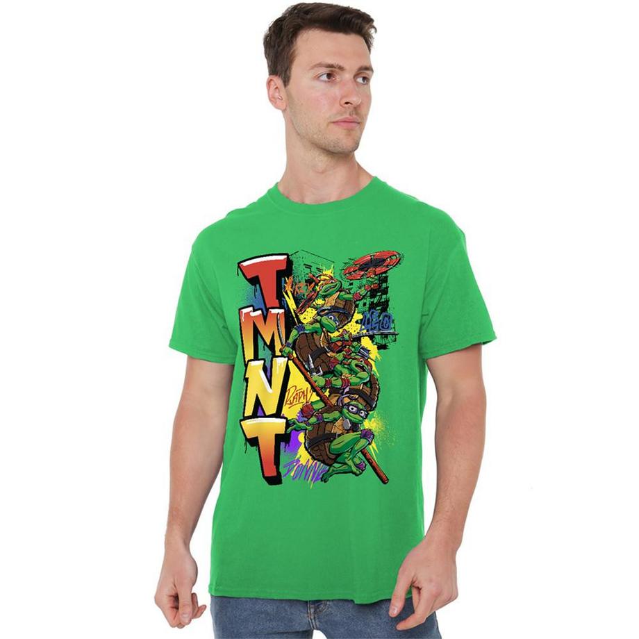 TEENAGE MUTANT NINJA TURTLE  T-ShirtNyc Graffiti 