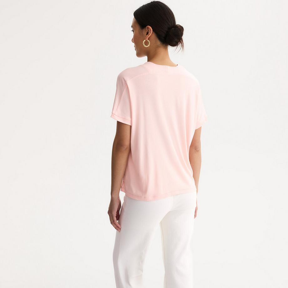 La Redoute Collections V-Ausschnitt T-Shirt  