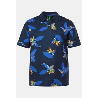 JP1880 Piqué Halbarm Floral Alloverprint Poloshirt  