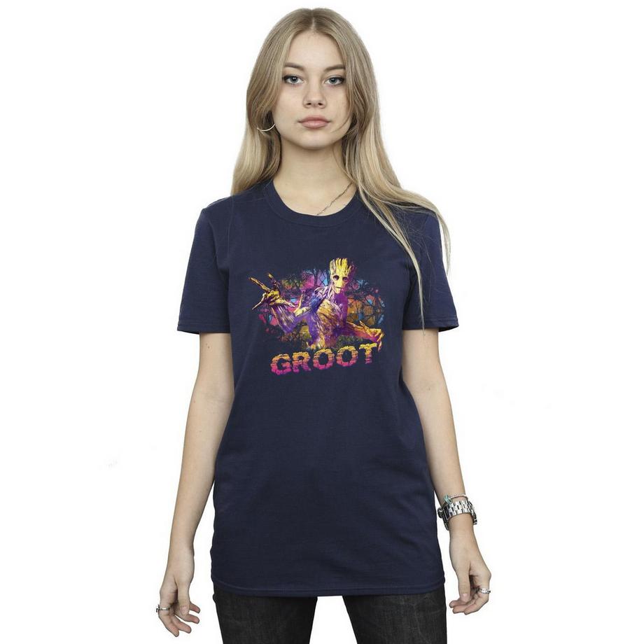 MARVEL Guardians Of The Galaxy Groot T-Shirt Stampata  