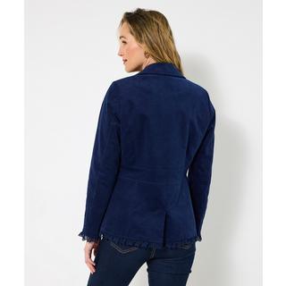 Joe Browns Figurbetonte Cordjacke mit Spitzenbesatz  