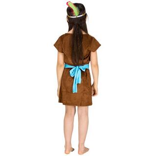 Tectake  Costume de fille indienne Petite Renarde 