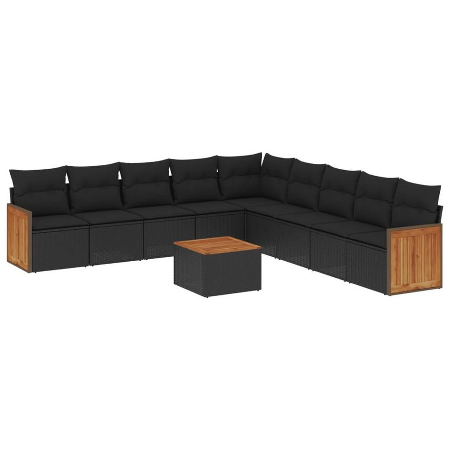 Ensemble de canapés de jardin rotin synthétique