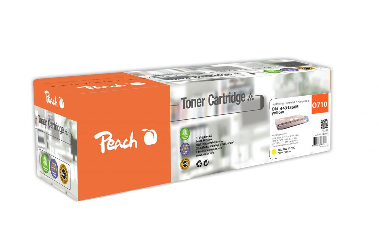 Peach  Toner OKI C710/711 Yellow 