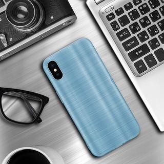 Cadorabo  Housse compatible avec Apple iPhone X / XS - Coque de protection en silicone TPU flexible au design brossé 