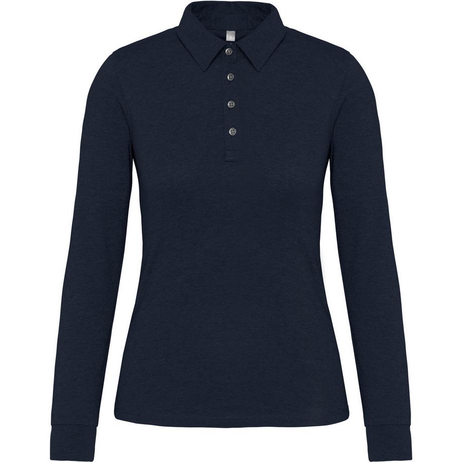 Kariban Jersey Langarm Poloshirt  