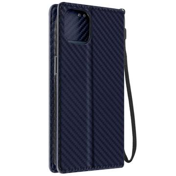 Carbon Cover iPhone 15 Plus Schwarzblau