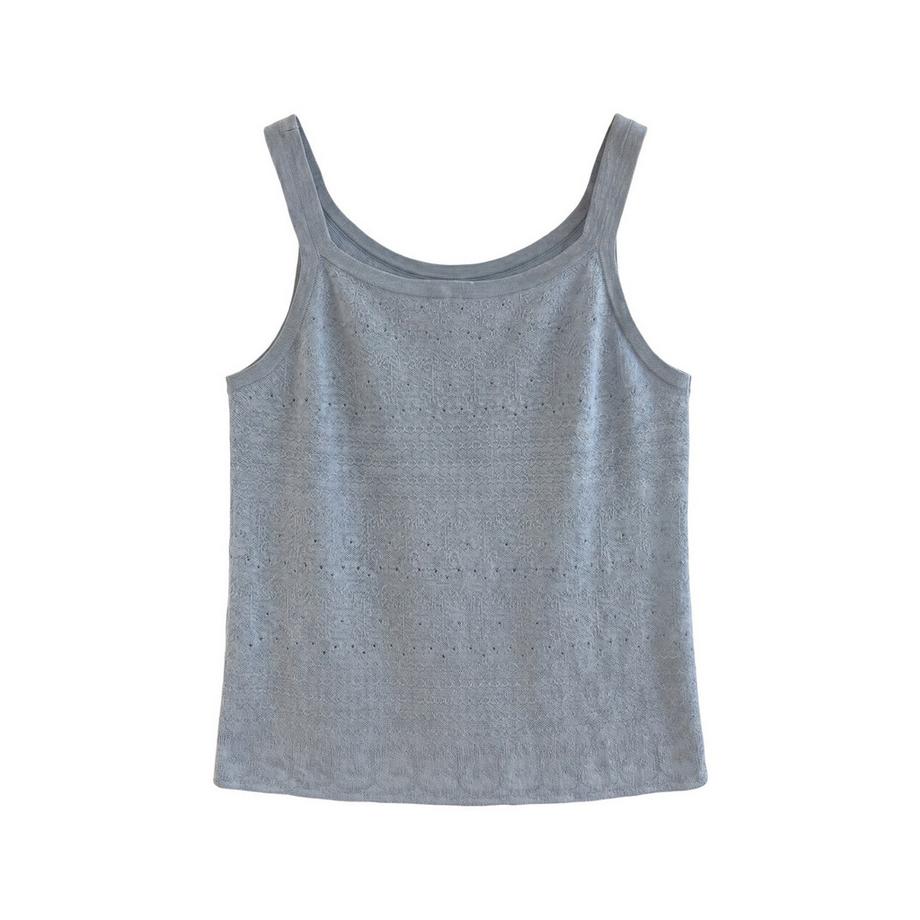 Roberta Rossi Canotta a maglia eyelet  