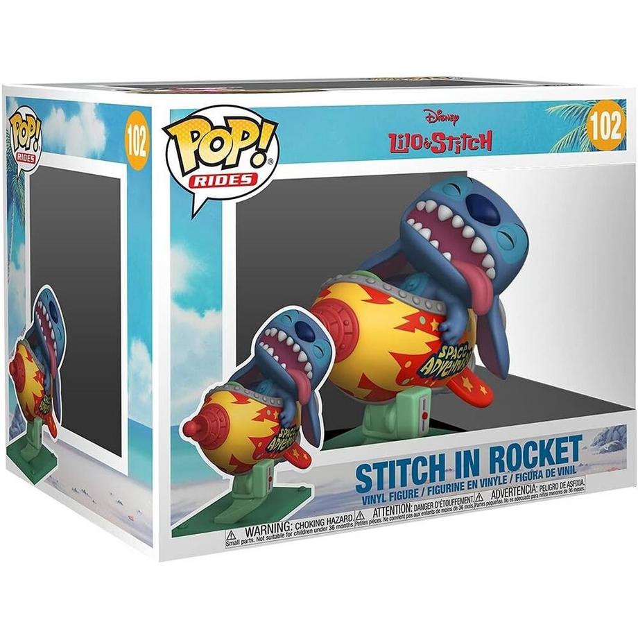 Funko  Pop! Rides Stitch in Rocket (Nr.102) 