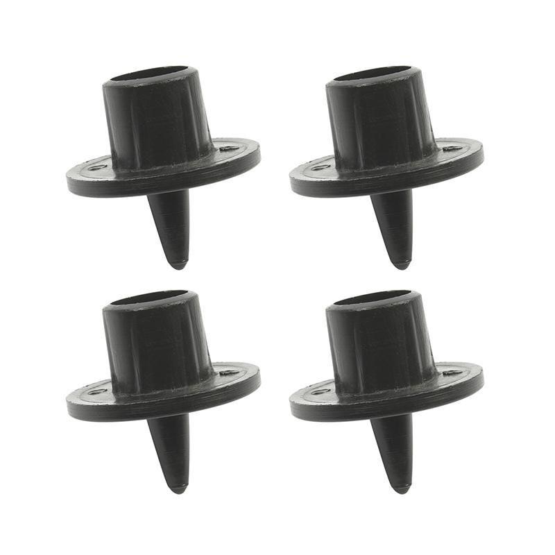 Pricenet  Pied à pointes pour poteau de tente 22 mm 4 pièces sous blister 