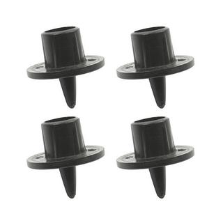 Pricenet  Pied à pointes pour poteau de tente 22 mm 4 pièces sous blister 