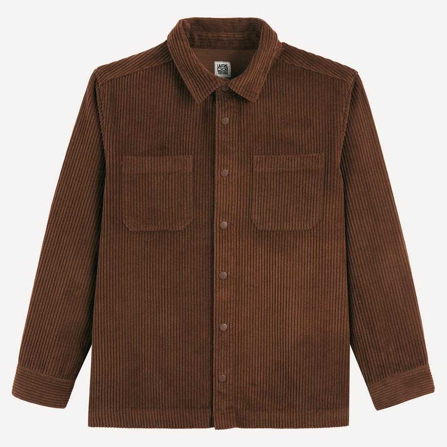 La Redoute Collections  Langärmeliges Überhemd aus Samt 