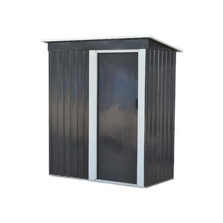 Vente-unique Abri de jardin métal en acier galvanisé gris 1,39 m² BIRON  