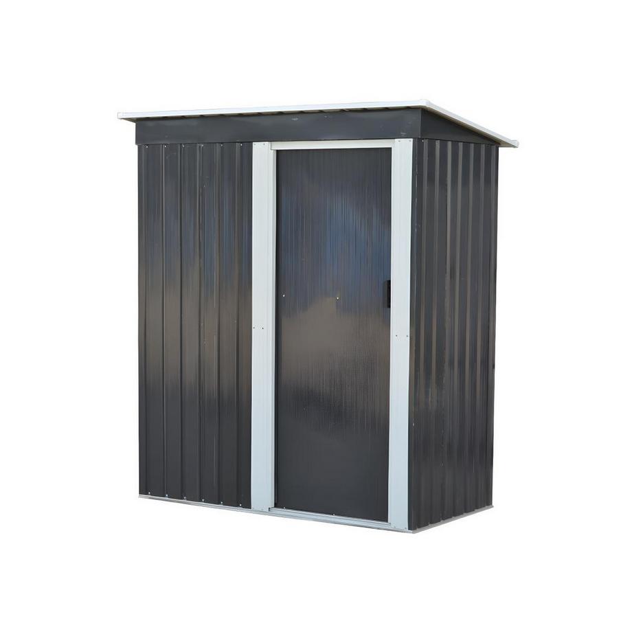 Vente-unique Gerätehaus Gartenhaus - Stahl - 1,1m² - BIRON  