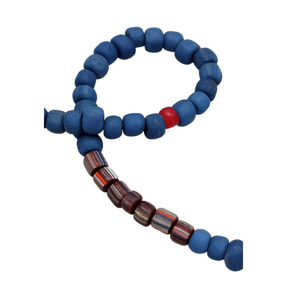 Kuzzoi  Halskette Glas Beads Braun 925 Silber 