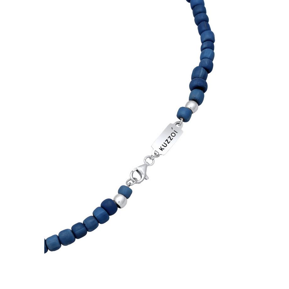 Kuzzoi  Halskette Glas Beads Braun 925 Silber 