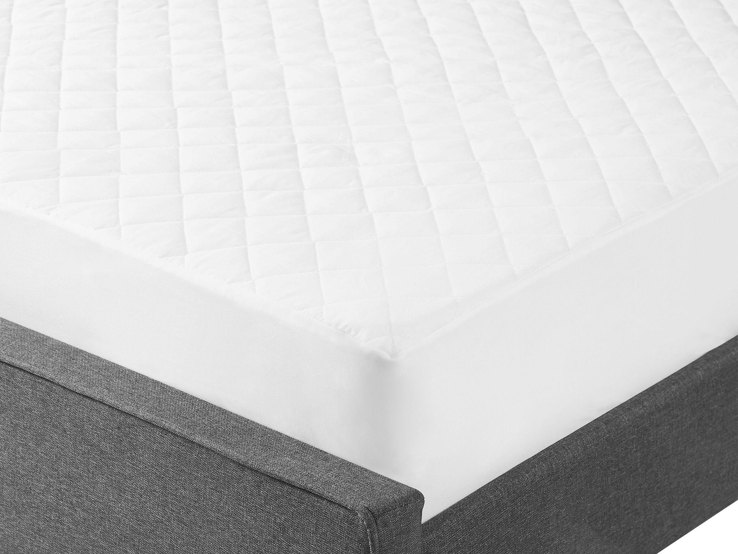 Beliani Protège-matelas en Coton ciré VILLUERCA  