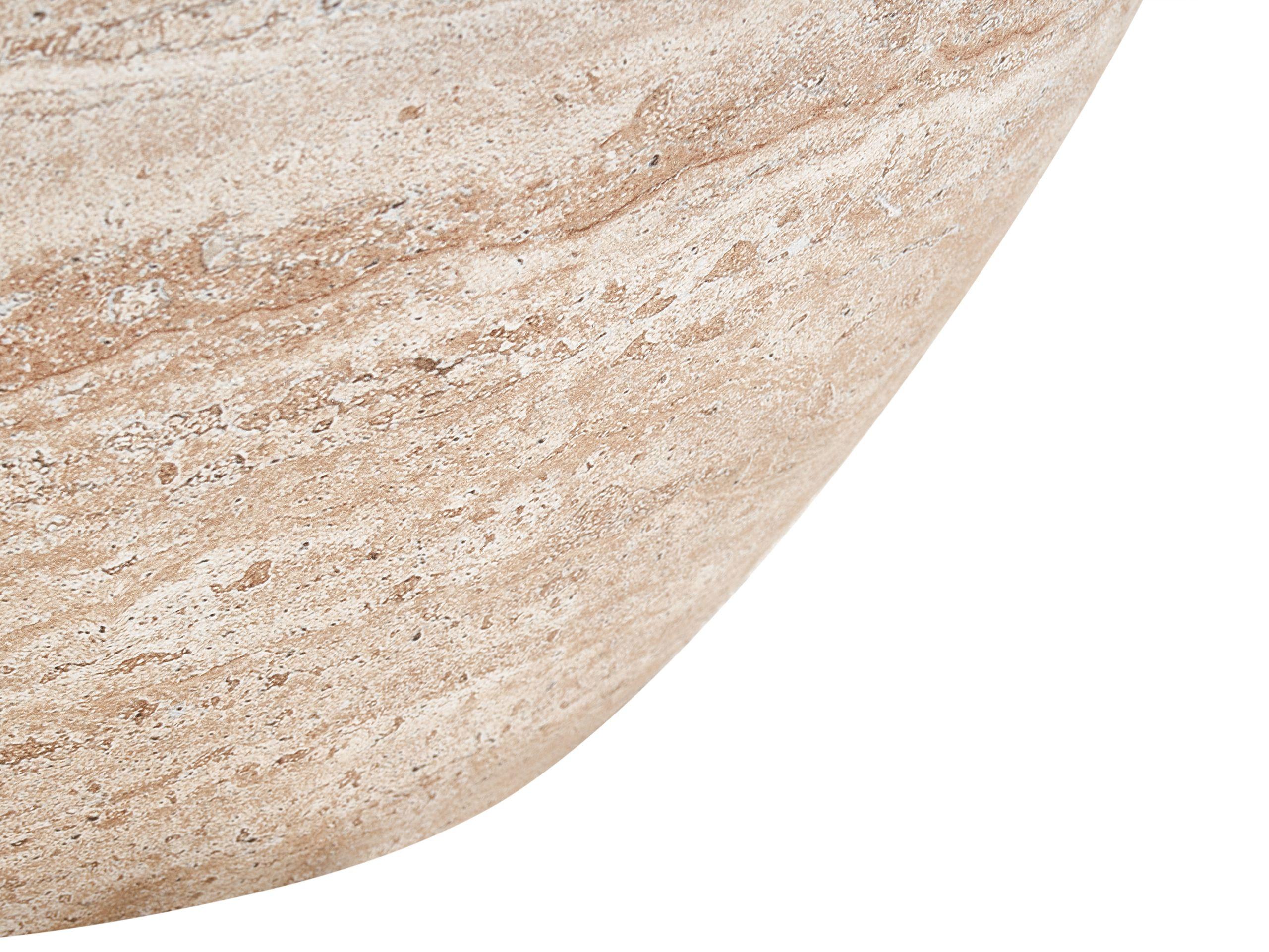 Beliani Couchtisch aus Leichtbeton (MgO) Skandinavisch VICARELLO  