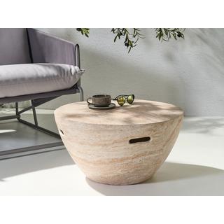 Beliani Couchtisch aus Leichtbeton (MgO) Skandinavisch VICARELLO  