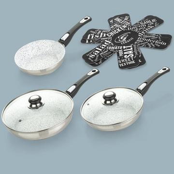 Set padelle Cerafit Mont Blanc 7 pezzi.