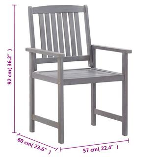 VidaXL Ensemble de salle à manger d'extérieur bois  