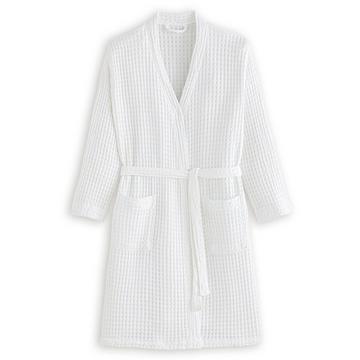 Kimono-Bademantel aus Waffelpikee 240 g/m²