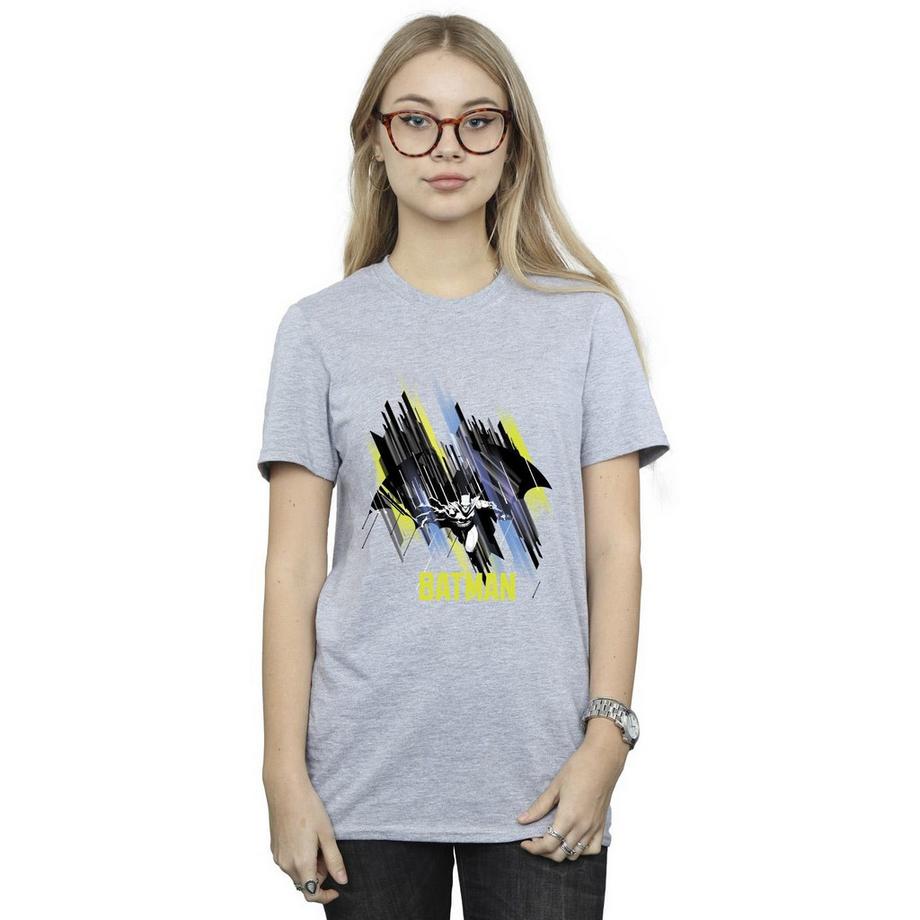 DC COMICS Batman Grafikdruck Kurzarm T-Shirt  