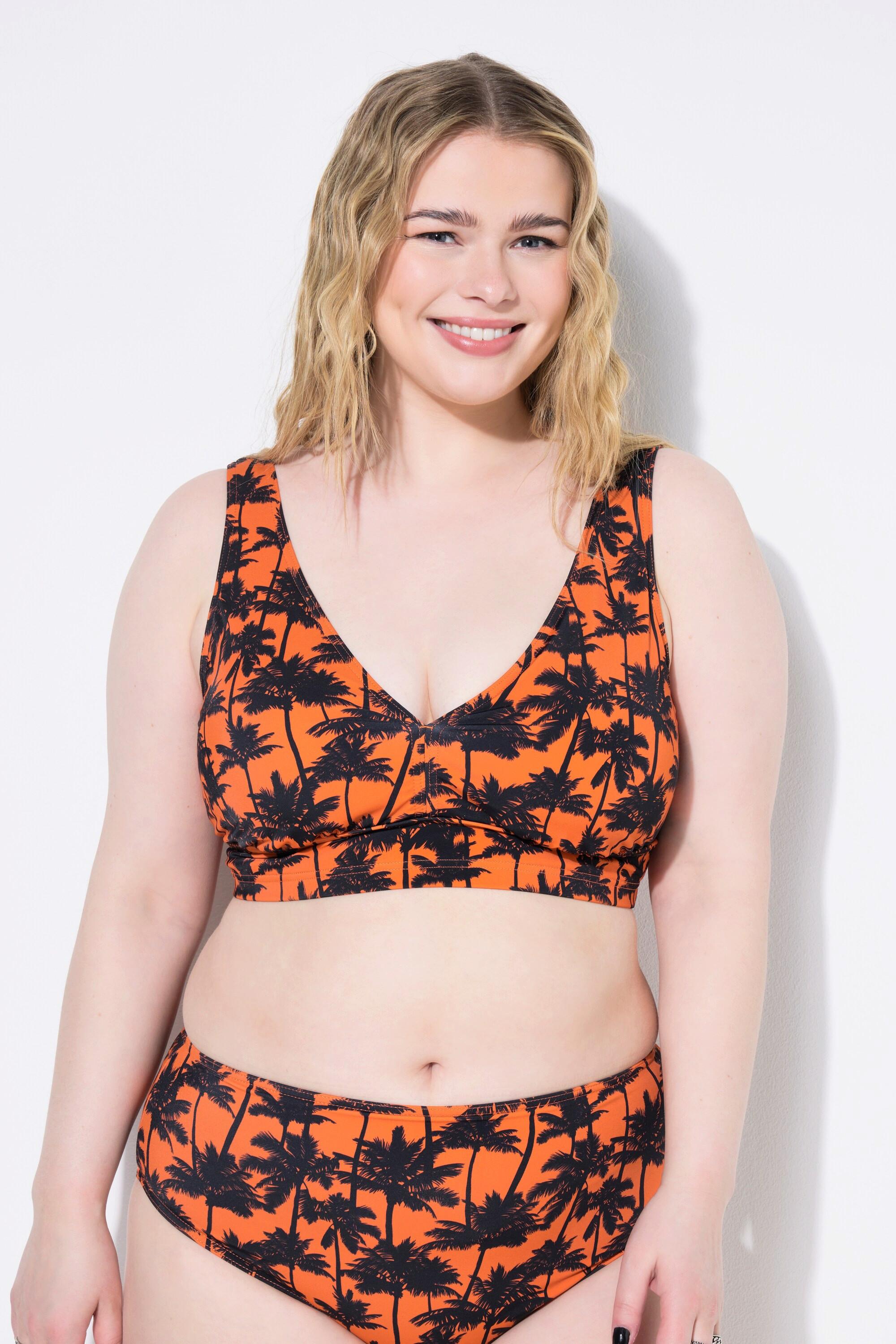 Studio Untold Bikini Top Softcups Palmenprint Shaping  