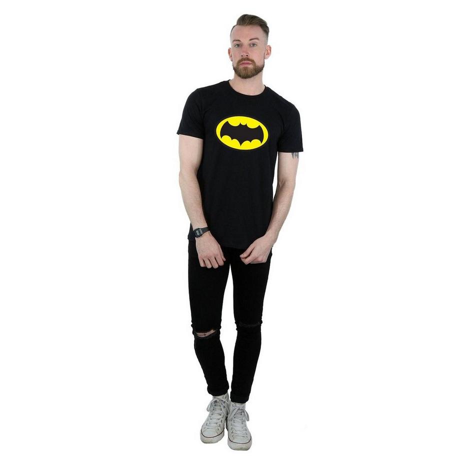 DC COMICS Batman Logo T-Shirt Stampata  