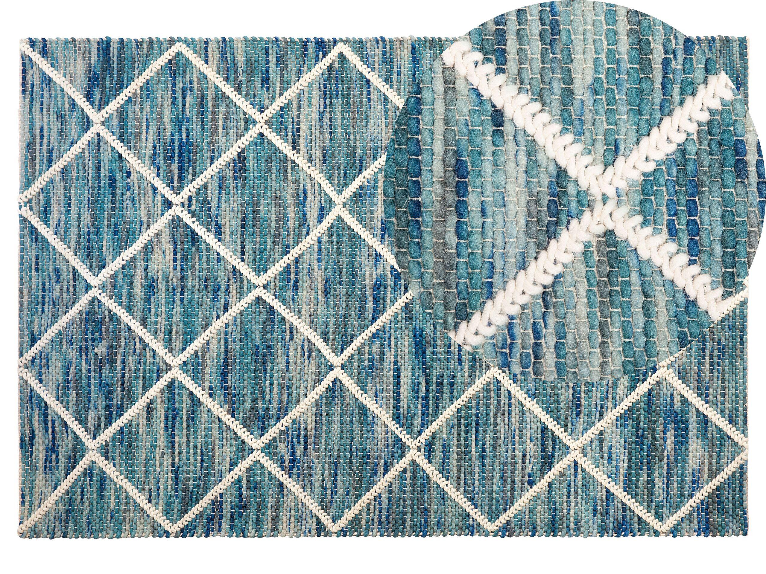 Beliani Tapis en Laine Moderne BELENLI  