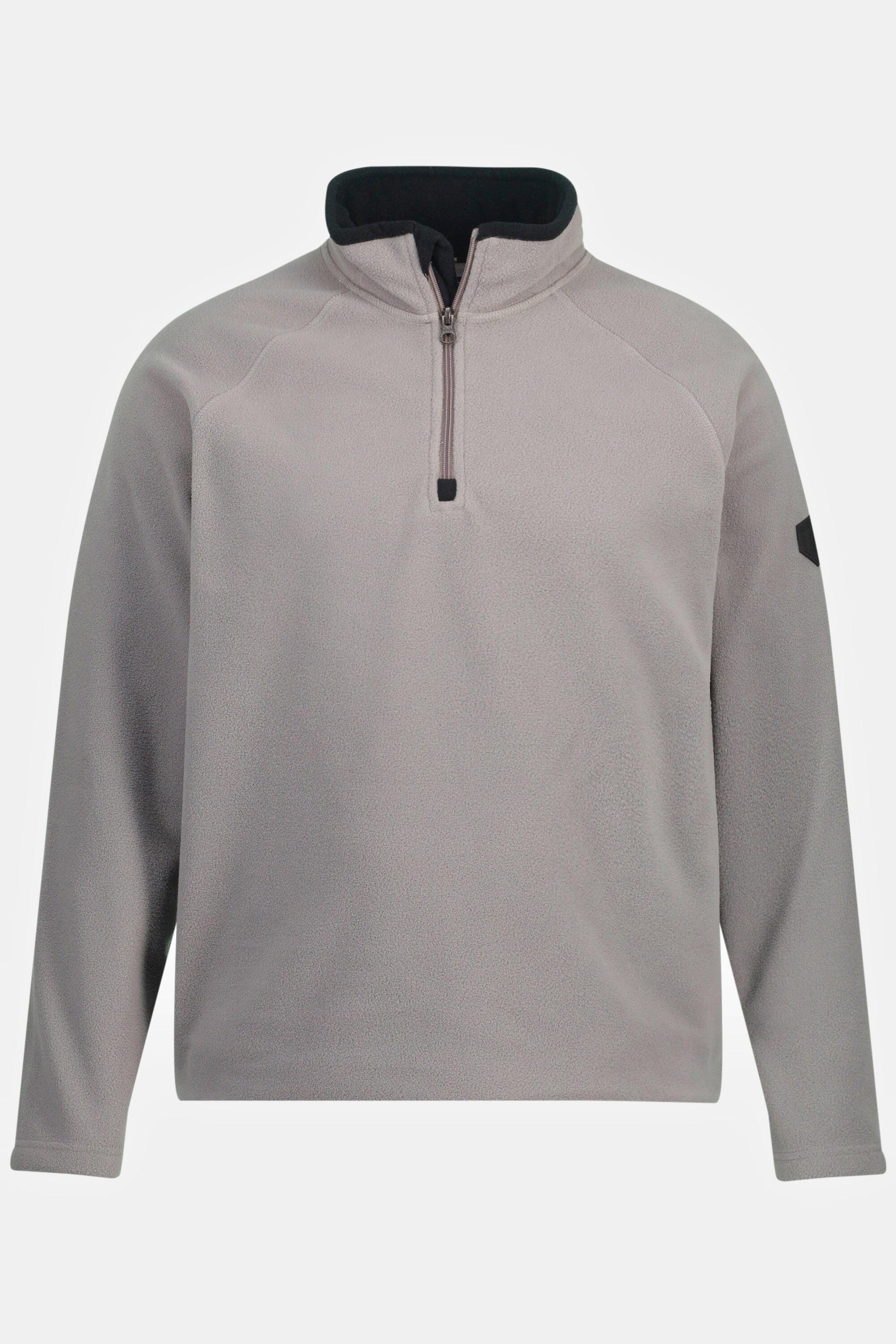 JP1880  Maglione da trekking per l'outdoor in pile con collo polo con zip 