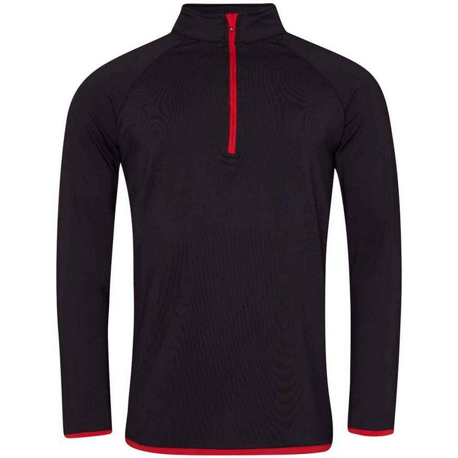 Sweattop Mit Halbem Reißverschluss