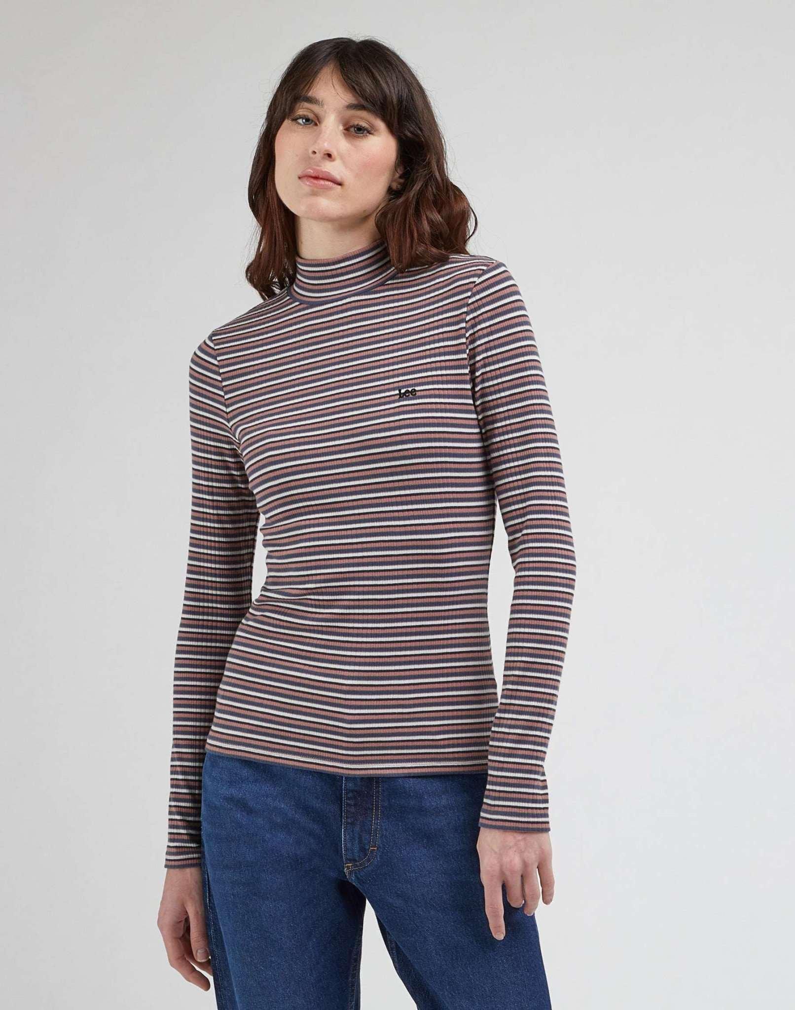 Lee  Pullover Ribbed LS High Neck 