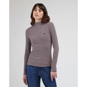 Pullover Ribbed LS High Neck