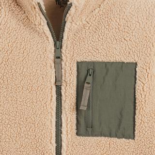 La Redoute Collections  Teddyfleece-Jacke mit Stehkragen und Reissverschluss 