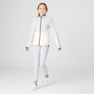 Survêtement S500 gris chiné et rose enfant