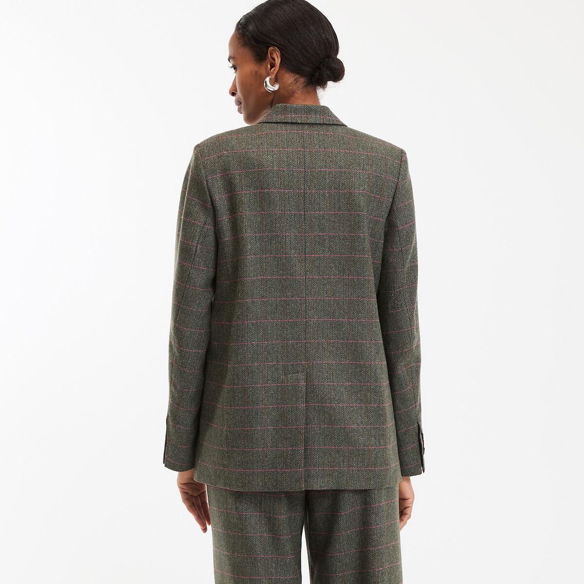 La Redoute Collections Langer Karoblazer  