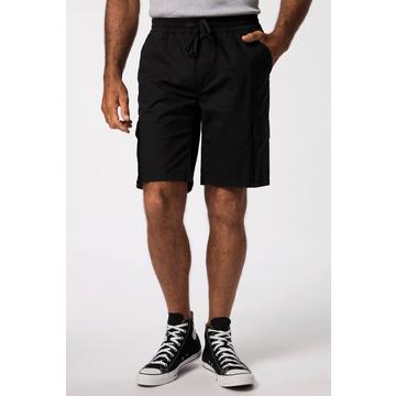 Bermuda esprit vintage. Taille élastique et poches cargo noir